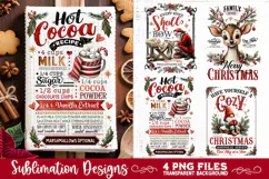 Christmas Kitchen Towel 4 PNG Retro PNG Sublimation Product Image 2