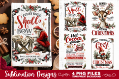 Christmas Kitchen Towel 4 PNG Retro PNG Sublimation Product Image 4