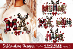 Christmas Mum Sublimation MAMS MUMMY MA MUM PNG Designs Product Image 8