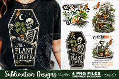 Plant Lover PNG Sublimation 4 Designs Product Image 1