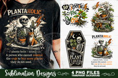 Plant Lover PNG Sublimation 4 Designs Product Image 7