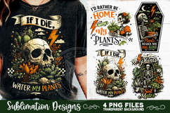 Plant Lover PNG Sublimation 4 Designs Product Image 2