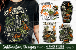 Plant Lover PNG Sublimation 4 Designs Product Image 3