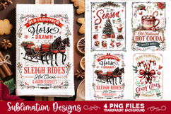 Christmas Kitchen Towel 4 PNG Retro PNG Sublimation Product Image 1