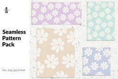 Cute repeat wildflower digital paper Product Image 1