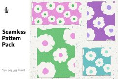 Spring flowers digital paper Product Image 1