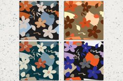 Hand drawn floral digital paper Product Image 3