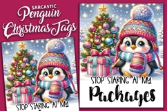 Sarcastic Funny Christmas Tags Product Image 2