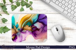 Mouse Pad Sublimation Design | Alcohol Ink | Bright Colors Product Image 1