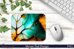 Mouse Pad Sublimation Design | Alcohol Ink | Floral Design Product Image 1
