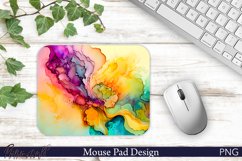Mouse Pad Sublimation Design | Alcohol Ink | Bright Colors Product Image 1