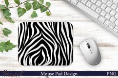 Mouse Pad Sublimation Design | Zebra Fur Product Image 1