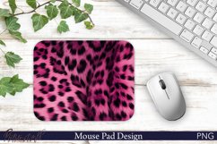 Mouse Pad Sublimation Design | Pink Leopard Fur Product Image 1