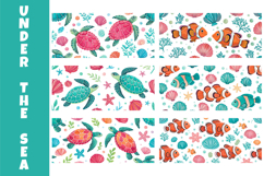 Beach Ocean Libbey Glass Wrap PNG 16oz Sublimation Product Image 10