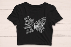 Butterfly svg, Floral butterfly, Flowers svg, Product Image 2