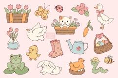 38 SPRING &amp; EASTER doodles | EPS PNG JPG Product Image 3