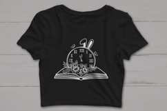 Floral Clock SVG, Book svg, floral clock SVG, Clock clipart, Product Image 2