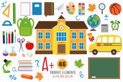 Back to school clipart, School supplies,Education clipart Product Image 2