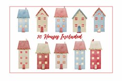 Christmas Town Clipart Bundle | Sublimation Scene Creator Product Image 2