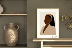 Elegant Woman SVG, Black female clipart, African Woman SVG Product Image 2
