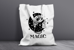 Celestial svg, Cat svg ,Crescent, moon svg Product Image 4