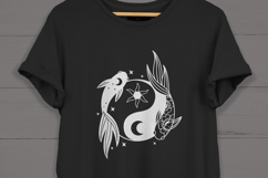 Yin Yang Fish svg, Celestial pisces svg, Yin Yang Svg, Product Image 3