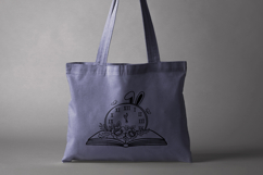 Floral Clock SVG, Book svg, floral clock SVG, Clock clipart, Product Image 3