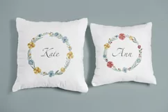 Watercolor hand-painted floral wreaths. Wreath clipart. Product Image 4