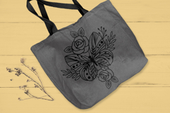 Butterfly Svg File, Floral Butterfly Svg, Butterfly Flowers Product Image 3