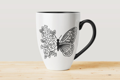 Butterfly svg, Floral butterfly, Flowers svg, Product Image 6