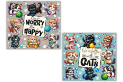 Funny Sarcastic Animal Tumbler Wraps, Coffee Lover Quotes Product Image 11