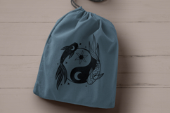 Yin Yang Fish svg, Celestial pisces svg, Yin Yang Svg, Product Image 4