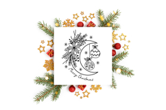 Christmas moon svg, Flower moon svg, Christmas toys svg, Product Image 4