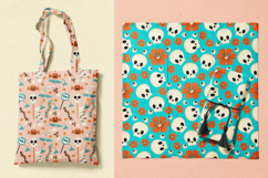 Cute Halloween Seamless Pattern 300 DPI JPG Instant Download Product Image 4