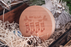 Christmas Socks svg, Merry Xmas socks svg, Christmas design, Product Image 3