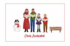 Christmas Town Clipart Bundle | Sublimation Scene Creator Product Image 6