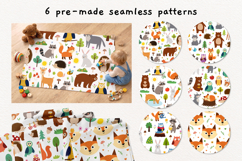 Cute Forest Animals Clipart Big Collection Product Image 10