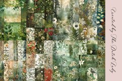 Woodland Impressions Printable Junk Journal Half Page Papers Product Image 2