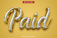 Paid 3D editable text effect Product Image 1