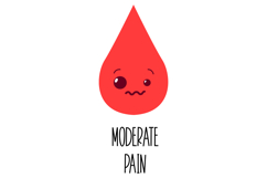 Menstrual Cycle Period Pain Scale Women Health Product Image 4