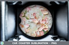 GorgeousPaint Flowers 01 Car Coaster design.