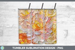 GorgeousPaint Flowers 01 Tumbler design.