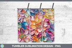 GorgeousPaint Flowers 01 Tumbler design.