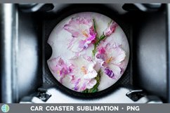 GorgeousPaint Flowers 01 Car Coaster design.