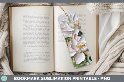 GorgeousPaint Flowers 01 Bookmark design.