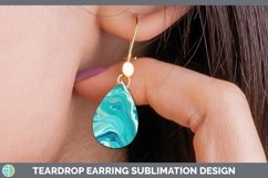 GorgeousPaint Pour Teardrop Earrings design.