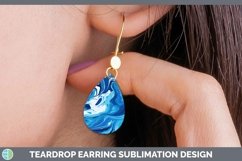 GorgeousPaint Pour Teardrop Earrings design.
