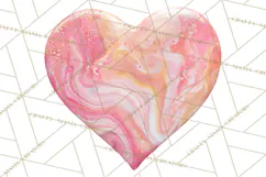 Valentine Clipart Heart Clip Art PNG Romantic Painted Hearts Product Image 4