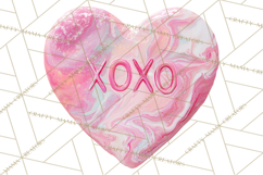 Valentine Clipart Heart Clip Art PNG Romantic Painted Hearts Product Image 4