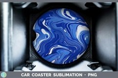 GorgeousPaint Pour Car Coaster design.